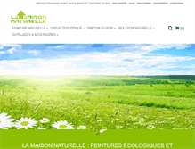 Tablet Screenshot of la-maison-naturelle.com